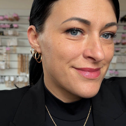 Bella Gold - naiste kullatud rõngaskõrvarõngad - 18k - kullatud - ehted