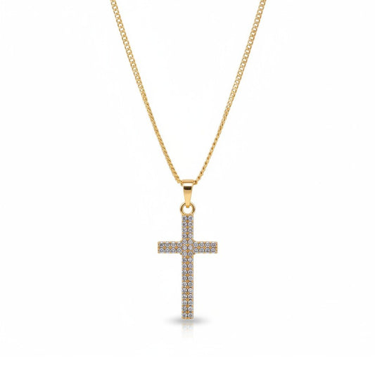Faith Glow - kullatud ristiga kaelakee - kullatud ehted | Sinu ehted