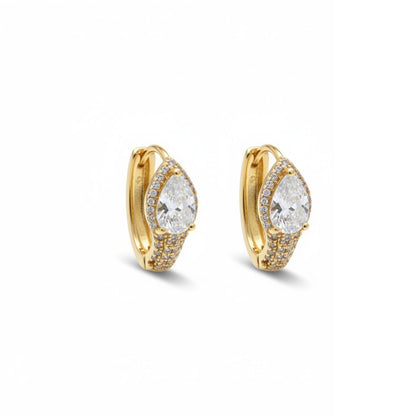  - Luxe Teardrop – tilgakujulised kristallist kõrvarõngad - 1